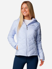 Акція на Куртка демісезонна з капюшоном жіноча Columbia Omni-Heat Heavenly Hooded 1738151-581 XS Блакитна від Rozetka