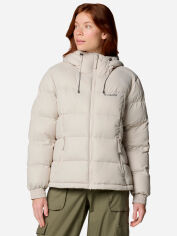Акція на Куртка зимова коротка жіноча Columbia Omni-Heat Pike Lake II Insulated Jacket 2051371-279 L Бежева від Rozetka