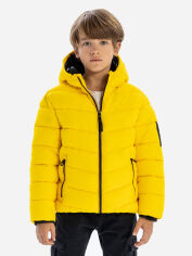 Акція на Дитяча демісезонна стьобана куртка для хлопчика Minoti 19coat47 41100JNR 98-104 см Жовта від Rozetka