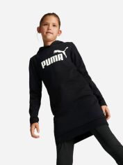 Акція на Підліткова сукня-худі для дівчинки Puma Ess Logo Hooded Dress 67030901 158-164 см Black від Rozetka