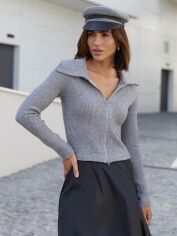 Акція на Кардиган жіночий Seventeen 2215.6127 2XL-3XL Сірий від Rozetka