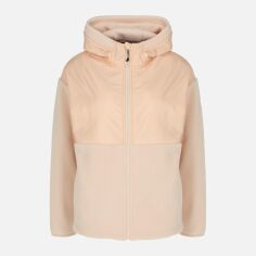 Акція на Толстовка на блискавці утеплена з капюшоном жіноча Northland Women's knitted jacket 130509-T0 46-48 Світло-бежева від Rozetka