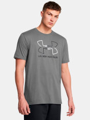 Акція на Футболка довга чоловіча Under Armour Ua Gl Foundation Update Ss 1382915-028 L Сіра від Rozetka