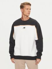 Акція на Світшот на флісі чоловічий New Balance Classics Fleece MT43525BK XXL Чорний від Rozetka