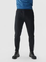 Акція на Спортивні штани утеплені чоловічі 4F Trousers Fnk M683 4FWAW24TFTRM683-20S S Чорні від Rozetka