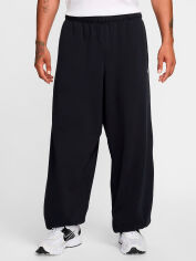 Акція на Спортивні штани утеплені чоловічі Nike Club French Terry Oversized HJ1822-010 M Чорні від Rozetka