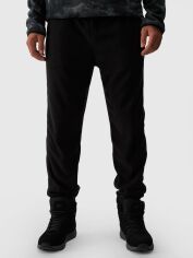 Акція на Спортивні штани утеплені чоловічі 4F Trousers Cas M0822 4FWAW24TTROM0822-20S XL Чорні від Rozetka