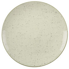 Акція на Тарелка обеденная фарфоровая 26.5 см Stony Beige Limited Edition CG-015-1 від Podushka