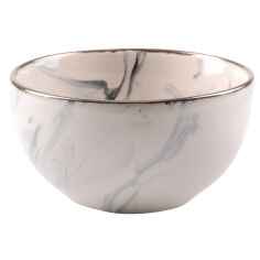 Акція на Салатник керамический 14 см Marble Limited Edition CG-021-4 бежевый від Podushka