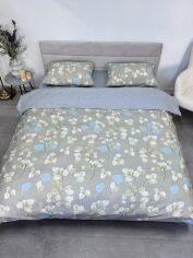 Акція на Комплект постільної білизни Ecotton двоспальний 175x210 см 24304 сатин від Rozetka