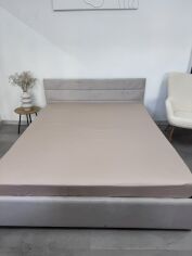 Акція на Простирадло на резинці Ecotton 180x200 Shifting Sand сатин від Rozetka