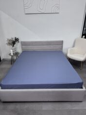 Акція на Простирадло на резинці Ecotton 90x200 Singl Lake сатин від Rozetka