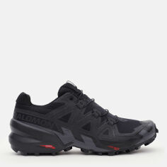 Акція на Чоловічі кросівки для бігу Salomon Speedcross 6 L41737900 46.5 (12US) 30 см Чорні від Rozetka