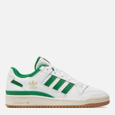 Акція на Чоловічі кеди низькі Adidas Forum Low Cl IH7820 46.5 (11.5UK) 30 см Ftwwht/Green/Clowhi від Rozetka