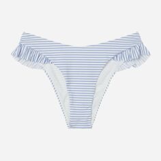 Акція на Нижня частина купальника жіноча H&M 8438731wer 40 Біло-блакитна від Rozetka