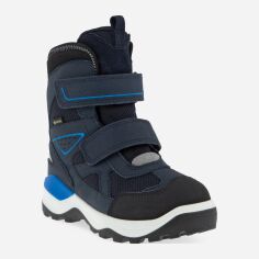 Акція на Підліткові зимові чоботи-дутики для хлопчика ECCO Snow Mountain 710263-60159 36 Темно-сині від Rozetka