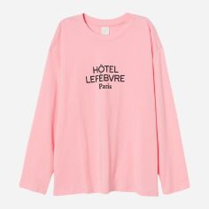 Акція на Лонгслів довгий жіночий H&M 9299802wer XS Рожевий від Rozetka