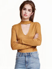 Акція на Джемпер жіночий H&M 0422845 S Бронзовий від Rozetka
