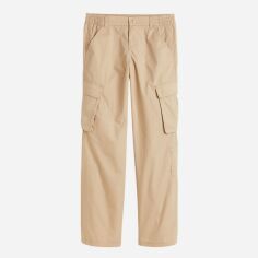 Акція на Штани жіночі H&M 1059071_тем.беж 36 Темно-бежеві від Rozetka