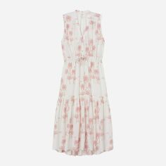 Акція на Плаття міді літнє жіноче H&M Desmond & Dempsey 8421671wer M Біла від Rozetka