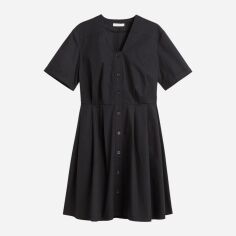 Акція на Сукня коротка літня жіноча H&M 10788545wer 42 Чорна від Rozetka