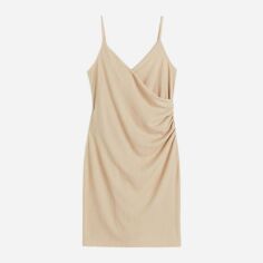 Акція на Сукня коротка літня жіноча H&M 11548647wer M Бежева від Rozetka