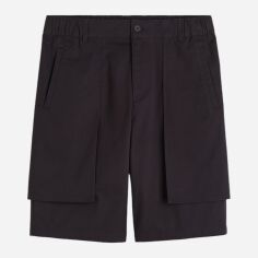 Акція на Шорти бавовняні короткі чоловічі H&M 11757017wer 28 Графітові від Rozetka