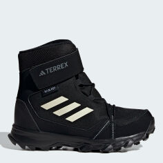 Акція на Підліткові зимові черевики для хлопчика Adidas Terrex Snow Cf R.Rdy K IF7495 35 Чорні від Rozetka