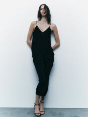 Акція на Плаття жіноче Zara 5039/288 L Чорне від Rozetka