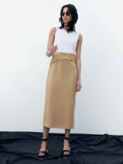 Акція на Плаття жіноче Zara 4770/281 S Коричневе від Rozetka