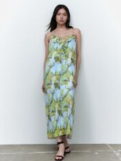 Акція на Плаття жіноче Zara 5039/704 S Різнокольорове від Rozetka