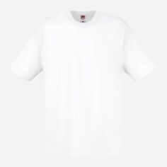 Акція на Футболка бавовняна довга чоловіча Fruit of the loom Original 0610820-30 XL Біла від Rozetka
