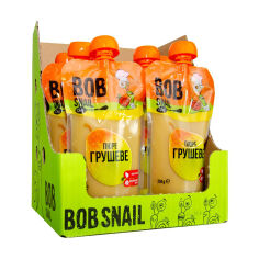 Акція на Шеф-пюре фруктове Bob Snail Грушеве, 10*250 г від Eva