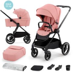 Акція на Универсальная коляска 2 в 1 Kinderkraft Nea Ash Pink (KSNEA000PNK2000) від Stylus