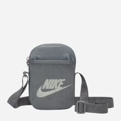 Акція на Спортивна сумка планшет через плече тканинна Nike HERITAGE S SMIT BA5871-084 Сіра від Rozetka