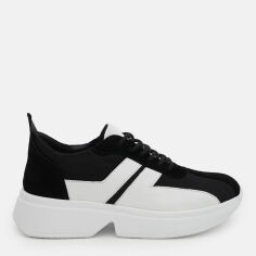 Акція на Жіночі снікери Ashoes 649 37 24 см Білі/Чорні від Rozetka
