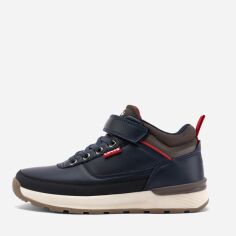 Акція на Дитячі демісезонні черевики для хлопчика Levi's Ascot Refresh VASC0100S-0208 28 Темно-синій/Коричневий від Rozetka