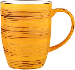 Акція на Кухоль Wilmax Spiral Yellow 460 мл (WL-669437 / A) від Rozetka