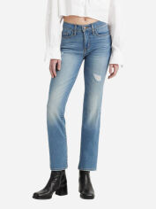 Акція на Джинси Slim Fit жіночі Levi`s 707308927 W30L32 Сині від Rozetka