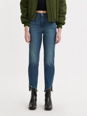 Акція на Джинси Slim Fit жіночі Levi`s 724 High Rise Slim Straight Cropped 224661130 29 Сині від Rozetka
