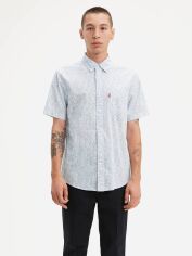 Акція на Сорочка бавовняна літня чоловіча Levi's 421368191 M Біла від Rozetka