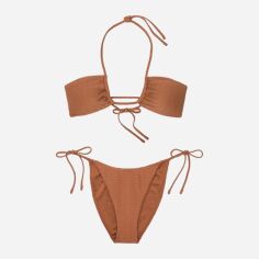 Акція на Роздільний купальник жіночий Victoria's Secret 560526529 XL Коричневий від Rozetka