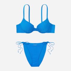 Акція на Роздільний купальник жіночий Victoria's Secret 147205373 40C/XL Синій від Rozetka