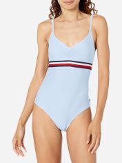 Акція на Суцільний купальник жіночий Tommy Hilfiger 204297967 S Блакитний від Rozetka