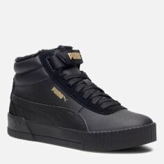 Акція на Жіночі кеди високі Puma Carina Mid WTR 37414001 37 (UK 4) 23 см Black від Rozetka