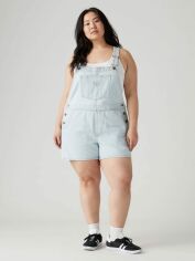 Акція на Напівкомбінезон джинсовий жіночий Levi`s 642935027 16W Блакитний від Rozetka