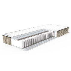Акція на Матрас пружинный Euphoria Demure Family Sleep 180х200 см від Podushka