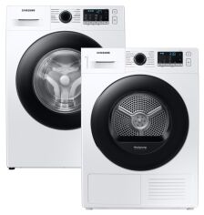Акція на Пральна машина SAMSUNG WW90TA047AE1/UA + Сушильний автомат SAMSUNG DV90TA040AE/UA (комплект) від Rozetka