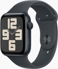 Акція на Apple Watch Se 2 2024 44mm Gps Midnight Aluminum Case with Midnight Sport Band - M/L (MXEK3QH/A) Ua від Stylus