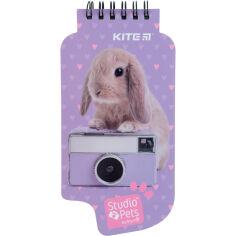 Акція на Блокнот на спирали 50 листов Studio Pets Kite SP22-465 нелинованный від Podushka